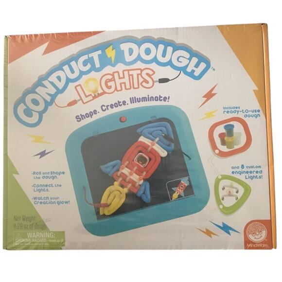 New Conduct Dough Lights Science Experiments Brainy Toys for Kids Developmental! - Picture 1 of 4